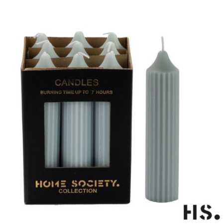 Home Society Diner Candle XL Stripe Blue 8