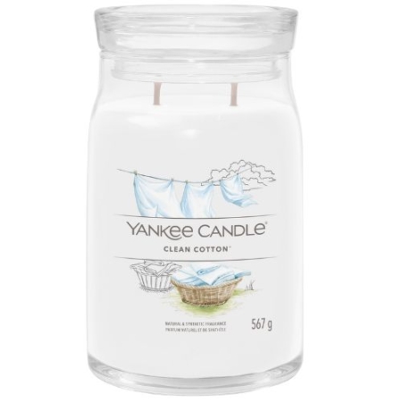 Yankee Candle Signature Large Jar Clean Cotton 5