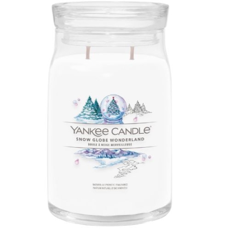 Yankee Candle Signature Large Jar Snow Globe Wonderland 6
