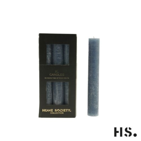 Home Society Diner Candle XL Donker Blauw 9 stuks 14