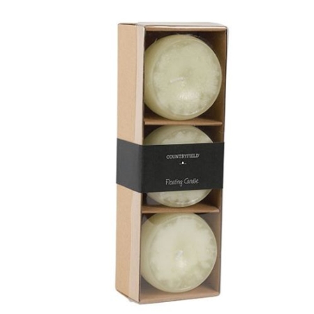 Countryfield Drijfkaars Bollie Large Creme 7
