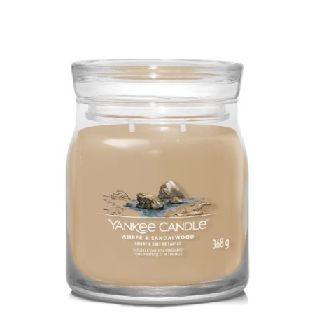 Yankee Candle Signature Medium Jar Amber & Sandalwood 8