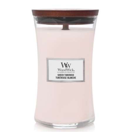 WoodWick Large Candle Sheer Tuberose 2