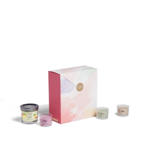 Yankee Candle Art In the Park Small Tumbler 3 Filled Votive Giftset 5