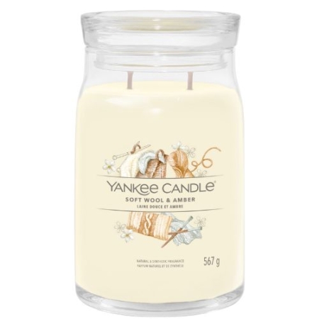 Yankee Candle Signature Large Jar Soft Wool & Amber 2