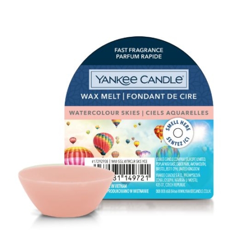 Yankee Candle Wax Melt Watercolour Skies 5