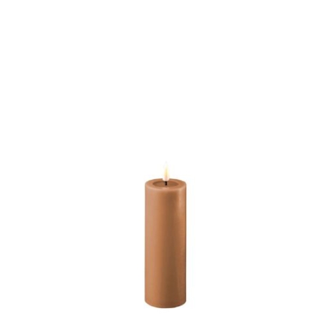 Deluxe Homeart Led Kaars Caramel 5 x 15 cm 5