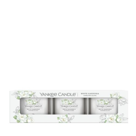 Yankee Candle Filled Votive White Gardenia 3 pack 2