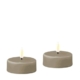 Deluxe Homeart Led Jumbo Tealight 2 stuks Sand 7