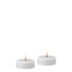 Deluxe Homeart Led Jumbo Tealight wit 2 stuks 8