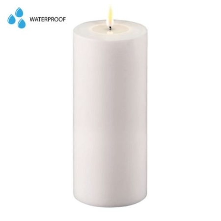 Deluxe Homeart Led Kaars Wit 10 x 20 cm Outdoor 5