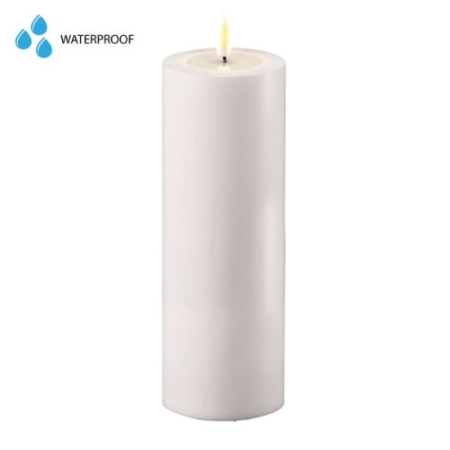 Deluxe Homeart Led Kaars Wit 7,5 x 20 cm Outdoor 9