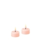 Deluxe Homeart Led Tealight 2 stuks Light Pink 8