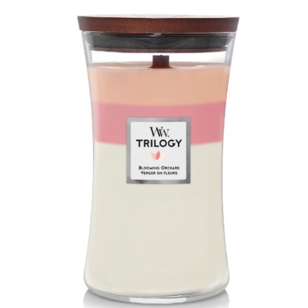 WoodWick Large Candle Blooming Orchard Trilogy 4