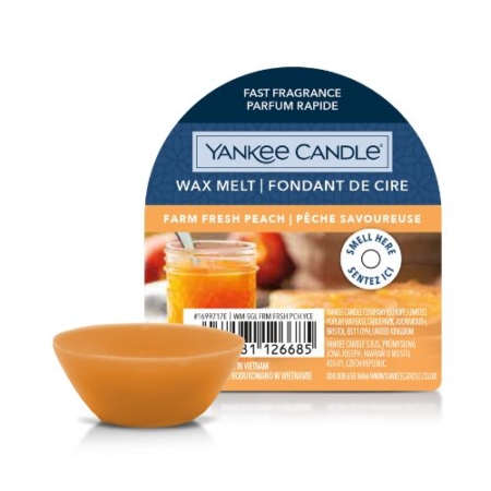 Yankee Candle Wax Melt Farm Fresh Peach 4