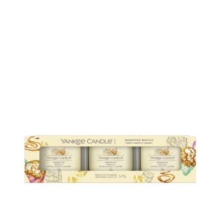 Yankee Candle Filled Votive Banoffee Waffle 3 pack 2