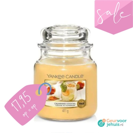 Yankee Candle Medium Jar Calamansi Cocktail 12