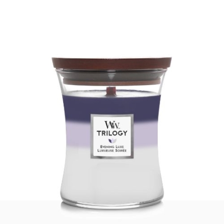 WoodWick Medium Candle Evening Luxe Trilogy 13