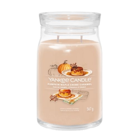 Yankee Candle Signature Large Jar Pumpkin Maple Creme Caramel 1