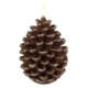 Countryfield Led Dennenappelkaars Bruin Large 8