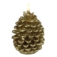 Countryfield Led Dennenappelkaars Gold Large 9