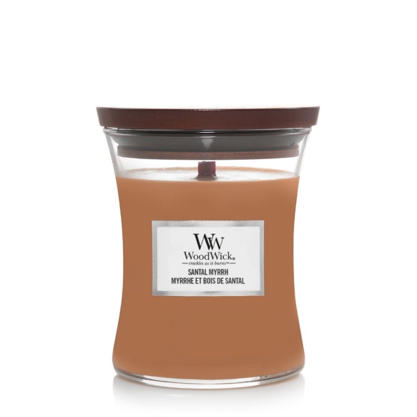 WoodWick Medium Candle Santal Myrrh 1