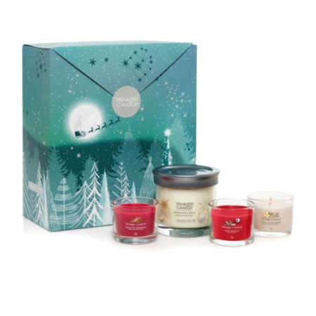 Yankee Candle The Bright Lights Small Tumbler & 3 Filled Votive Gift Set 2