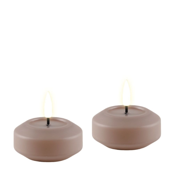 Deluxe Homeart Led Drijfkaars 2 stuks Rose 1