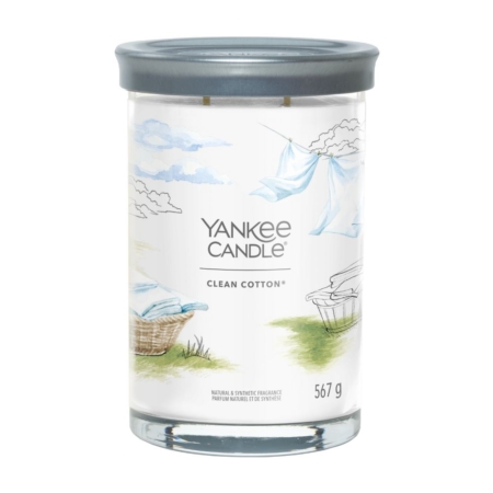 Yankee Candle Signature Large Tumbler Clean Cotton 2