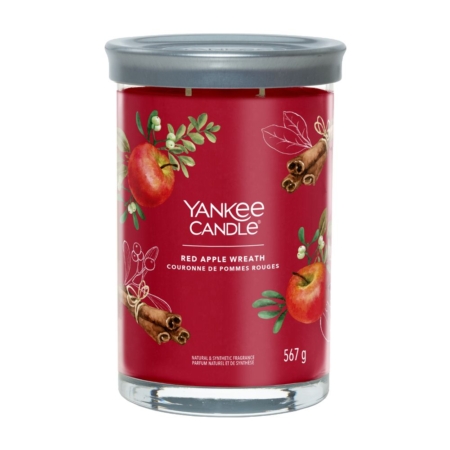 Yankee Candle Signature Large Tumbler Red Apple Wreath 5
