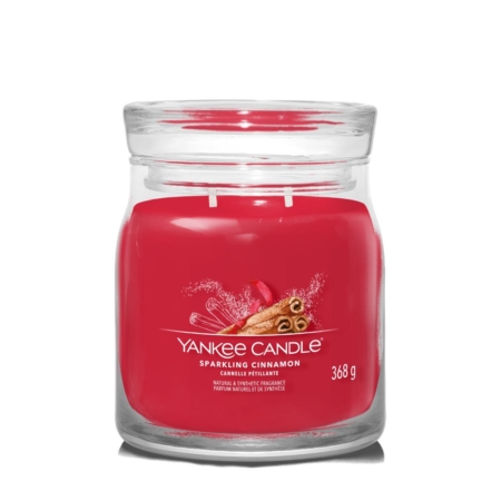 Yankee Candle Signature Medium Jar Sparkling Cinnamon 8