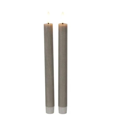Countryfield Led Dinerkaars Rustiek Grijs 2 stuks 14