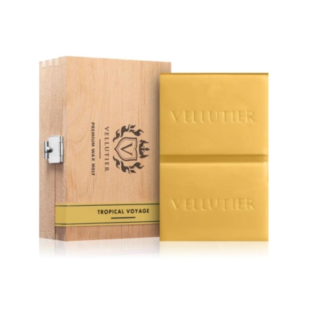Vellutier Wooden Box Wax Melt Tropical Voyage 6