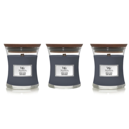WoodWick Mini Candle Indigo Suede 3 stuks 2
