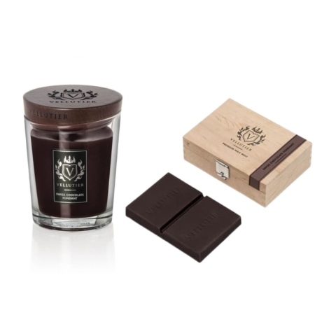 Vellutier Small Jar & Wax Melt Swiss Chocolate Fondant 2