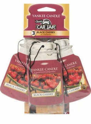 Yankee Candle Car Jar 3 stuks Black Cherry