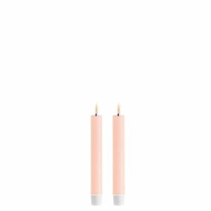 Deluxe Homeart Led Dinnercandle 2 stuks 15 cm Light Pink