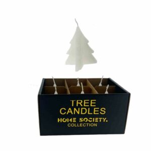 Home Society Kerstboom Kaarsjes Doos 6 stuks Wit