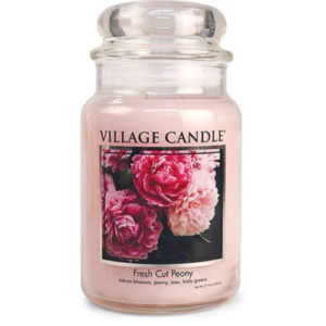 Village Candle Large Jar Fresh Cut Peony
