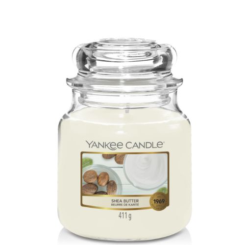 Yankee Candle Medium Jar Shea Butter Geur voor je Huis