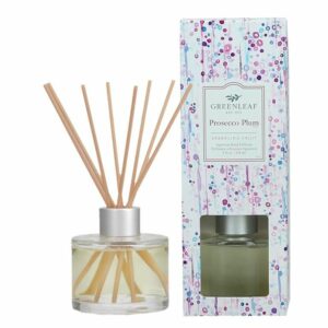 Greenleaf Geurstokjes / Reed Diffuser Prosecco Plum