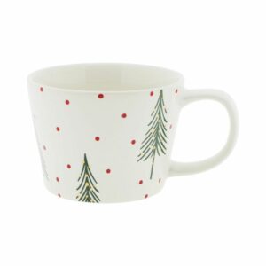 Home Society Mok Kerst wit groen