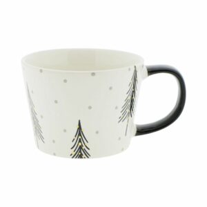 Home Society Mok Kerst Zwart Wit