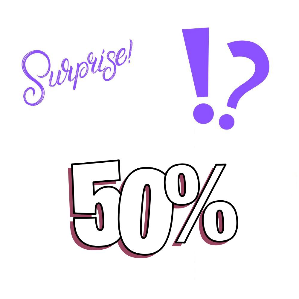 50% korting
