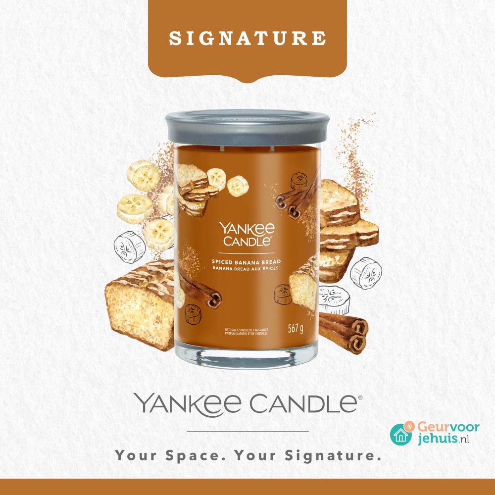 Yankee Candle Signature Large Tumbler Smoked Vanilla & Cashmere - Geur