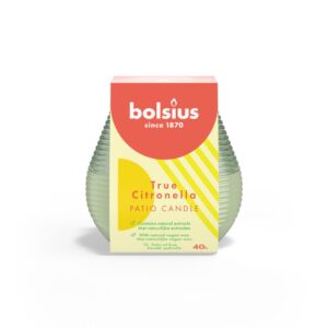 Bolsius Buitenkaars / Patiolight Citronella Zacht Groen