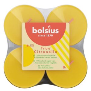 Bolsius Citronella Maxi Geurtheelichten 3 x 8
