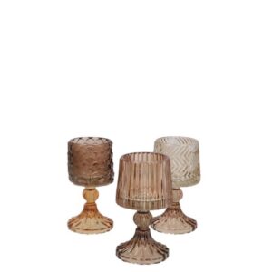 DK Design Waxinelichthouders Set van 3 Natural Sand
