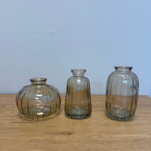 DK Design Vaasjes Set van 3 Dayah Naturel