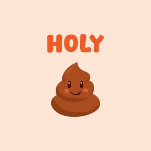 Tegeltje Holy Shit